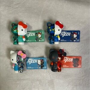 Hello Kitty Tech Half Robot Mechanic Series Blind Box Set
